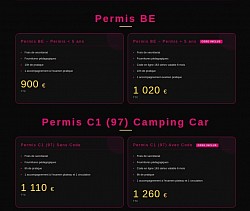 TARIFS C1 ET C1E
